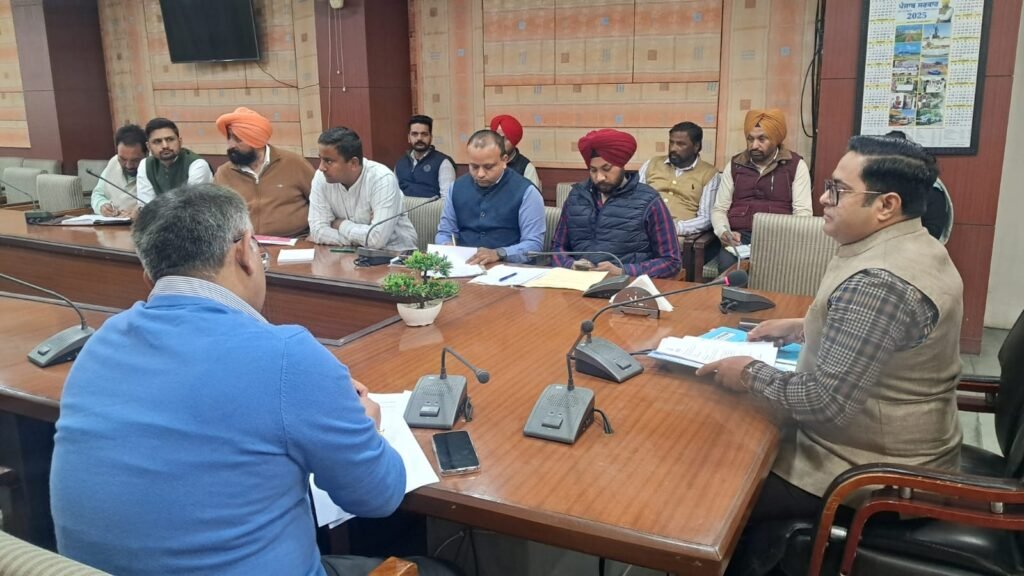DEPUTY COMMISSIONER VISHESH SARANGAL REVIEWS PROGRESS OF ANTI-DRUG CAMPAIGN IN MOGA 2