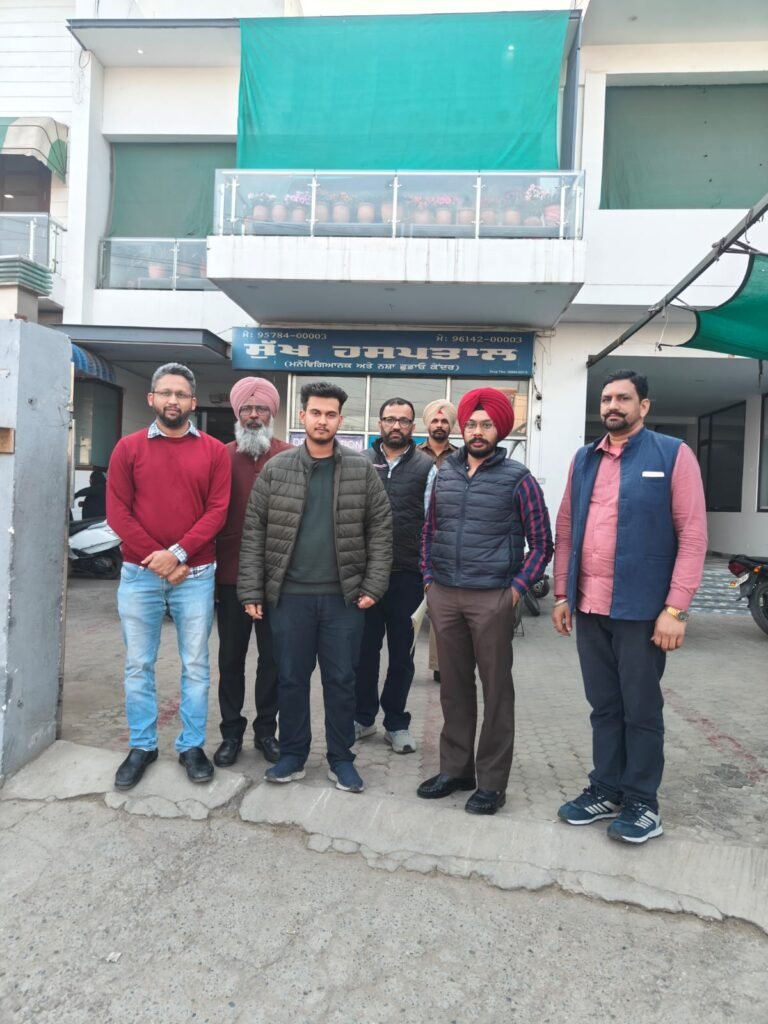 sdm inspected hospital and drug rehabilitation centre in moga punjab