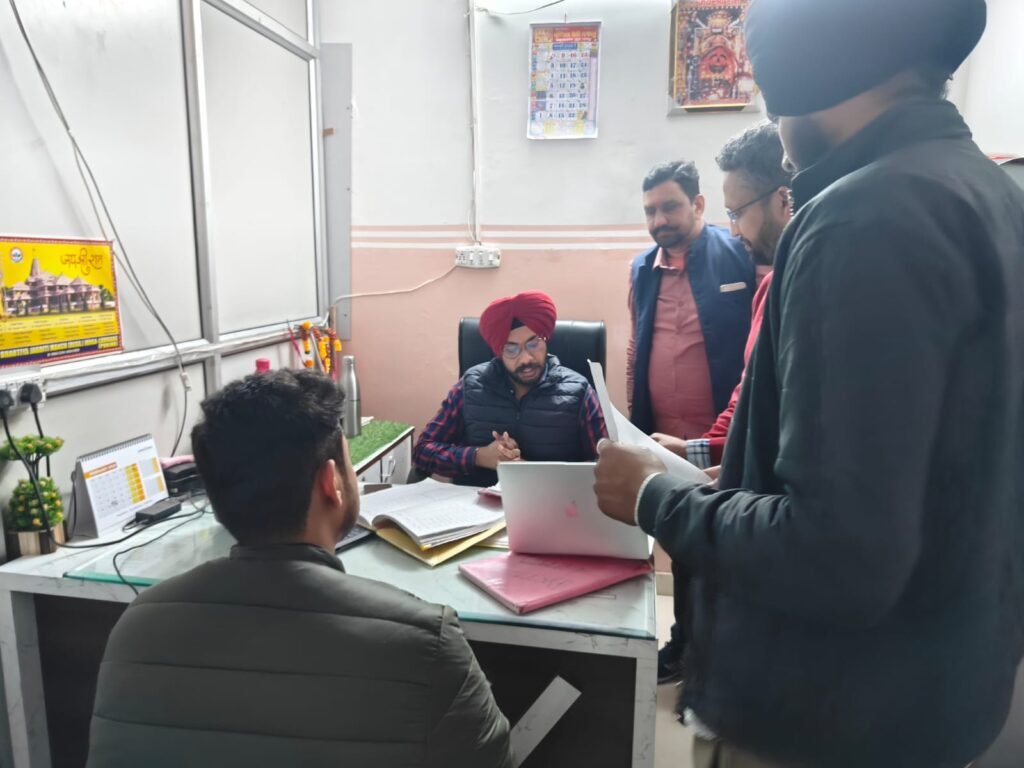 sdm inspected hospital and drug rehabilitation centre in moga punjab